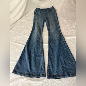 We The Free Just Float On Stretch Super Flare Leg Jeans 26
